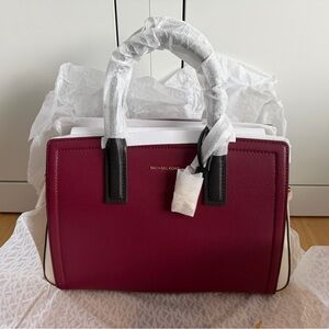 Michael Kors Laila Medium Color- Block Satchel